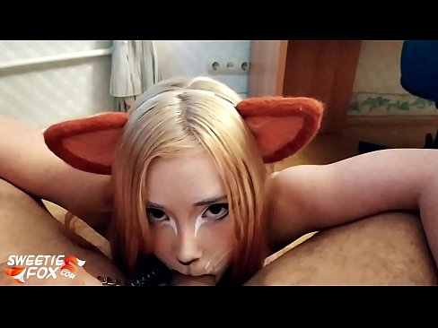 ❤️ Kitsune glutas dikon kaj kumas en ŝia buŝo Fikado ĉe eo.kassavrn.ru